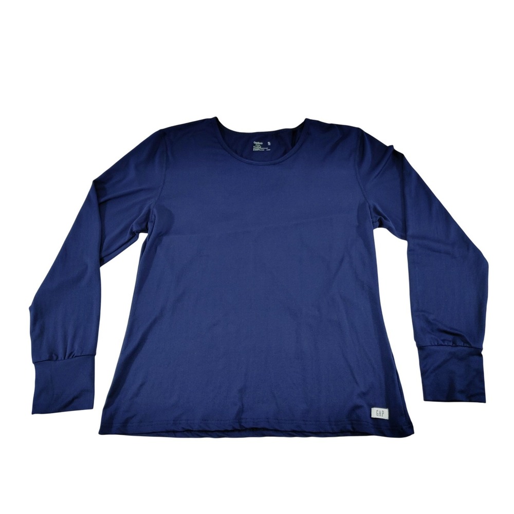 GAPBody Original Blue Long Sleeve Athletic Top Layer Size XL NWOT